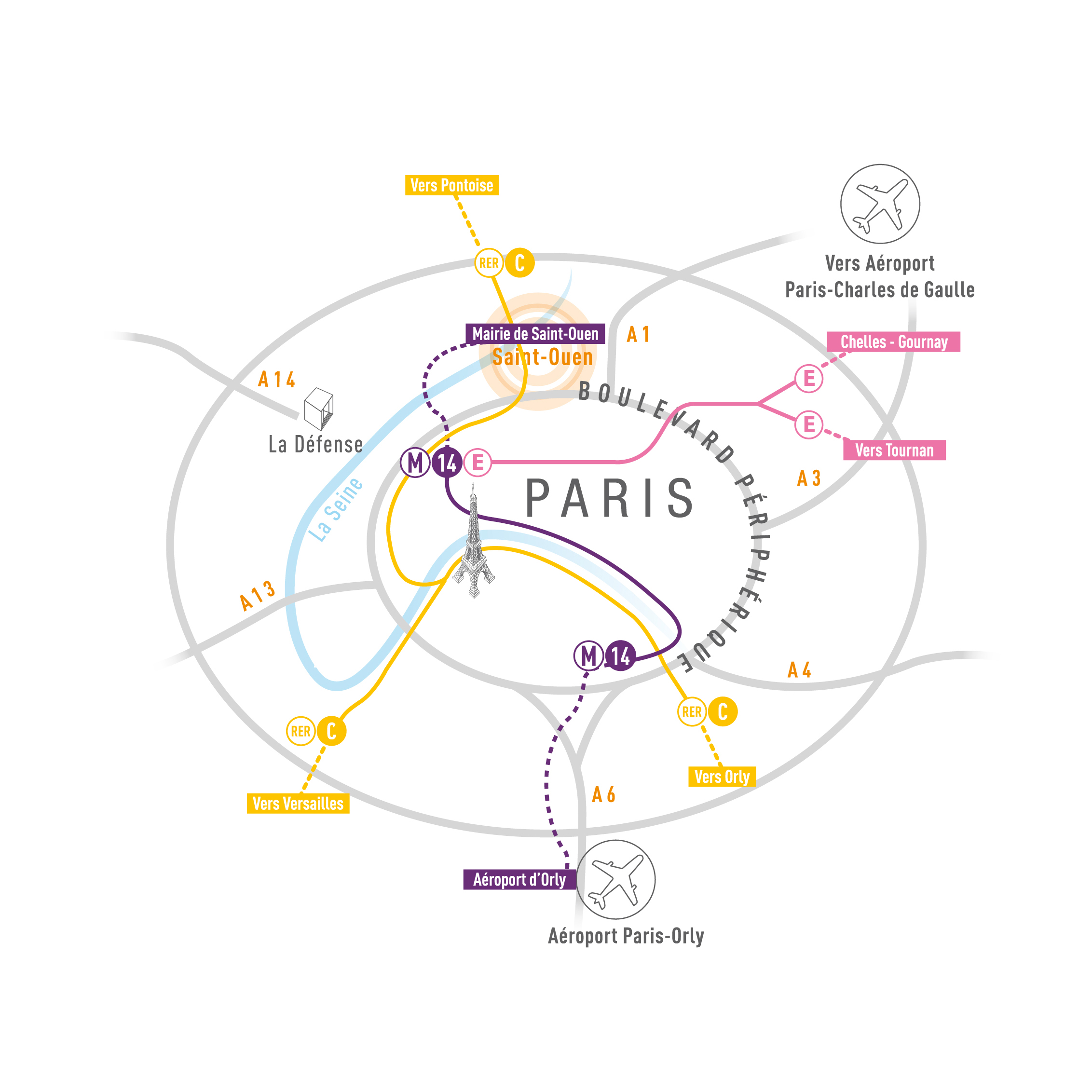 Plan localisation Paris